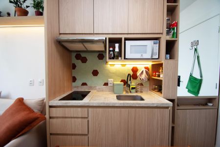 Studio para alugar com 25m², 1 quarto e sem vagaCozinha