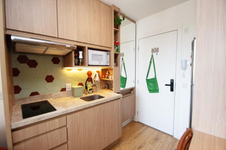 Studio para alugar com 25m², 1 quarto e sem vagaCozinha