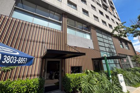 Studio para alugar com 25m², 1 quarto e sem vagafachada do predio