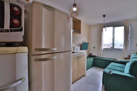 Sala/Cozinha de apartamento para alugar com 1 quarto, 24m² em Belenzinho, São Paulo