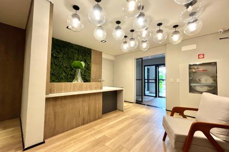 Studio para alugar com 26m², 1 quarto e sem vaga Studio para alugar com 26m², 1 quarto e sem vagaHall de entrada