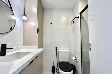 Studio para alugar com 26m², 1 quarto e sem vaga Studio para alugar com 26m², 1 quarto e sem vagaBanheiro