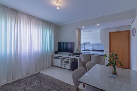 Sala de apartamento para alugar com 2 quartos, 80m² em Castelo, Belo Horizonte