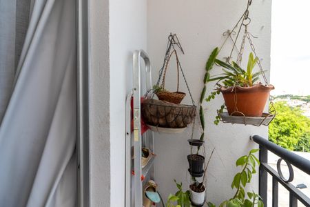 Varanda da Sala de apartamento à venda com 2 quartos, 54m² em Vila Roque, São Paulo