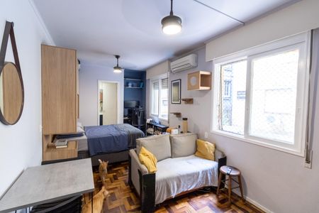 Sala/Quarto de apartamento à venda com 1 quarto, 38m² em Cidade Baixa, Porto Alegre