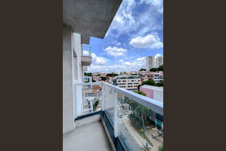 Varanda da Sala de apartamento para alugar com 2 quartos, 44m² em Vila Bertioga, São Paulo