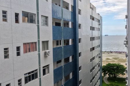 Sala/Quarto - Vista de kitnet/studio para alugar com 1 quarto, 35m² em José Menino, Santos