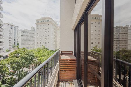 Varanda de apartamento para alugar com 1 quarto, 41m² em Jardim Paulista, São Paulo