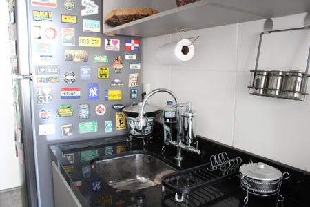 Apartamento à venda com 36m², 1 quarto e 1 vagaDetalhe do banheiro