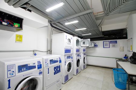 Studio para alugar com 47m², 1 quarto e sem vaga Studio para alugar com 47m², 1 quarto e sem vagaÁrea Comum - Lavanderia