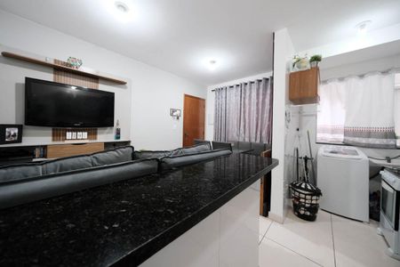 Sala/Cozinha de apartamento à venda com 2 quartos, 36m² em Vila Libanesa, São Paulo