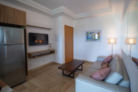 Sala  de apartamento para alugar com 1 quarto, 50m² em Jardim Americano, Sorocaba