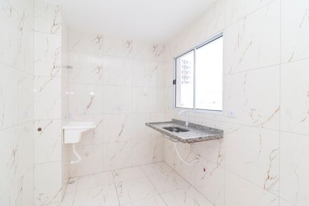 Sala/Cozinha de apartamento para alugar com 1 quarto, 35m² em Cidade Antônio Estêvão de Carvalho, São Paulo