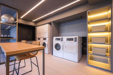 Studio à venda com 28m², 1 quarto e 1 vagaLavanderia