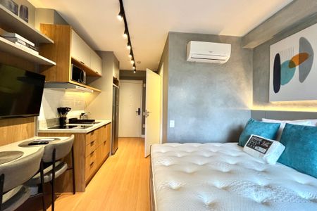 Sala/Quarto de kitnet/studio para alugar com 1 quarto, 24m² em Vila Santa Catarina, São Paulo