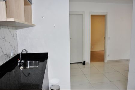 Apartamento para alugar com 39m², 2 quartos e sem vagaDetalhe - Cozinha Americana