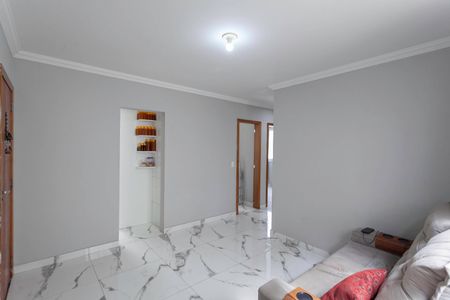 Sala  de apartamento à venda com 3 quartos, 65m² em Jardim Leblon, Belo Horizonte