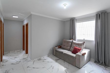 Sala  de apartamento à venda com 3 quartos, 65m² em Jardim Leblon, Belo Horizonte