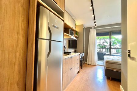 Studio para alugar com 24m², 1 quarto e sem vaga Studio para alugar com 24m², 1 quarto e sem vagaCozinha