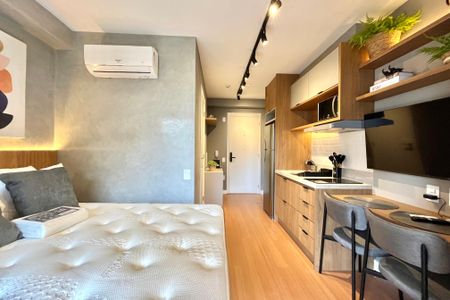 Sala/Quarto de kitnet/studio para alugar com 1 quarto, 24m² em Vila Santa Catarina, São Paulo
