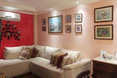 Sala de casa de condomínio para alugar com 3 quartos, 100m² em Macuco, Santos