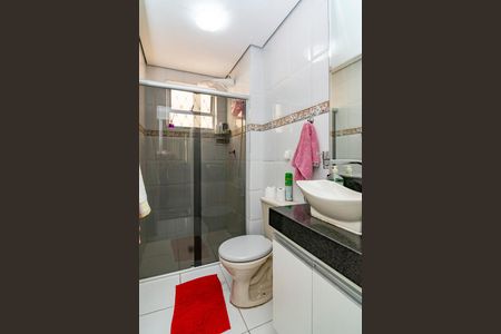 Banheiro Social de apartamento à venda com 3 quartos, 77m² em Padre Eustáquio, Belo Horizonte