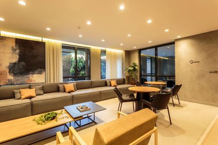 Studio para alugar com 25m², 1 quarto e 1 vaga Studio para alugar com 25m², 1 quarto e 1 vagaHall