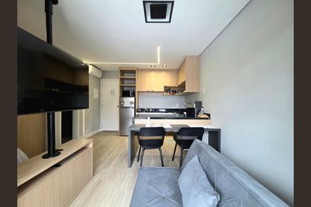 Studio de kitnet/studio para alugar com 1 quarto, 25m² em Indianópolis, São Paulo