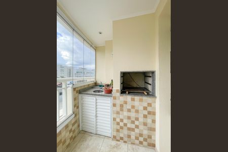 Sacada - Churrasqueira de apartamento à venda com 2 quartos, 74m² em Centro, Osasco