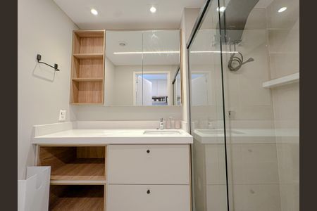 Studio para alugar com 25m², 1 quarto e sem vagaBanheiro Studio