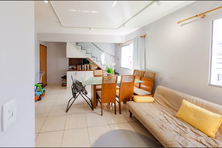 Sala de apartamento à venda com 2 quartos, 122m² em Grajaú, Belo Horizonte