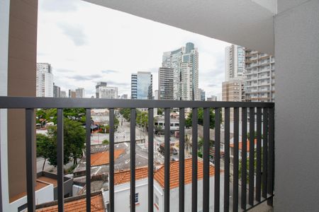 Varanda de apartamento à venda com 1 quarto, 27m² em Pinheiros, São Paulo