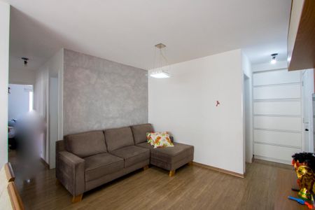 Sala de apartamento à venda com 3 quartos, 68m² em Vila Homero Thon, Santo André