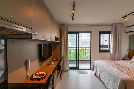 Studio de kitnet/studio para alugar com 1 quarto, 26m² em Indianópolis, São Paulo
