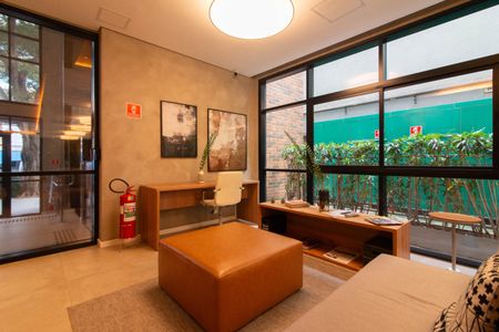 Studio para alugar com 26m², 1 quarto e sem vagaCoworking