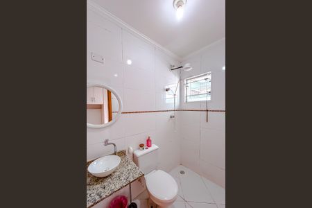 Banheiro da Suíte 1 de casa de condomínio à venda com 2 quartos, 64m² em Penha de França, São Paulo