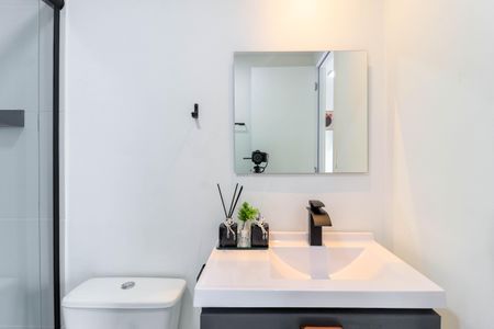 Studio para alugar com 26m², 1 quarto e sem vaga Studio para alugar com 26m², 1 quarto e sem vagaBanheiro