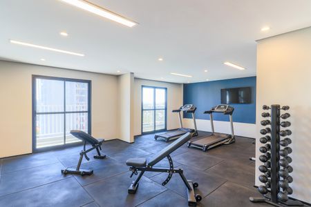 Studio para alugar com 26m², 1 quarto e sem vaga Studio para alugar com 26m², 1 quarto e sem vagaÁrea comum - Academia