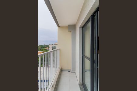 Varanda de kitnet/studio para alugar com 1 quarto, 26m² em Santo Amaro, São Paulo