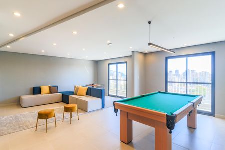 Studio para alugar com 26m², 1 quarto e sem vaga Studio para alugar com 26m², 1 quarto e sem vagaÁrea comum - Salão de Jogos