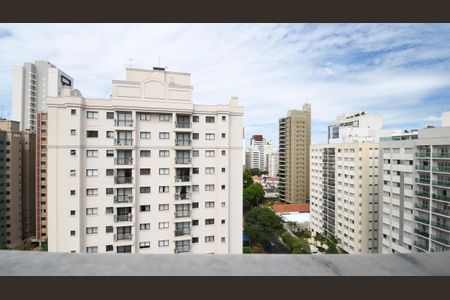 Quarto Suíte - Vista de apartamento para alugar com 1 quarto, 57m² em Cambuí, Campinas