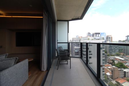 Varanda de kitnet/studio à venda com 1 quarto, 45m² em Vila Olímpia, São Paulo
