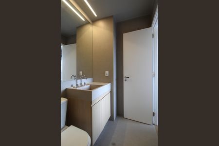 Banheiro de kitnet/studio à venda com 1 quarto, 45m² em Vila Olímpia, São Paulo