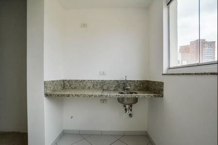 Varanda da Sala de apartamento à venda com 2 quartos, 60m² em Campestre, Santo André