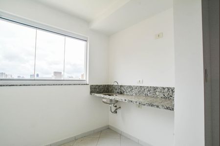 Varanda da Sala de apartamento à venda com 2 quartos, 60m² em Campestre, Santo André