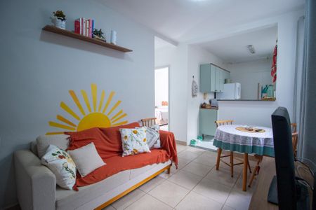 Sala  de apartamento para alugar com 2 quartos, 45m² em Alto da Boa Vista, Sorocaba