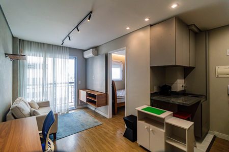 Sala de apartamento para alugar com 1 quarto, 35m² em Vila Sonia, São Paulo