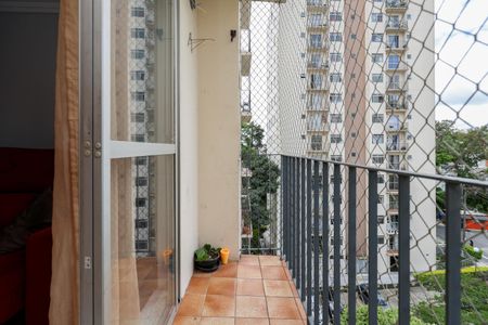Varanda da Sala de apartamento à venda com 2 quartos, 52m² em Jardim Umarizal, São Paulo