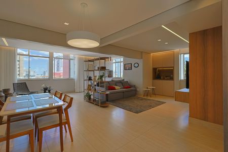 Sala de apartamento à venda com 3 quartos, 170m² em Serra, Belo Horizonte