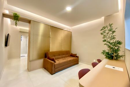 Sala  de apartamento à venda com 1 quarto, 42m² em Copacabana, Rio de Janeiro